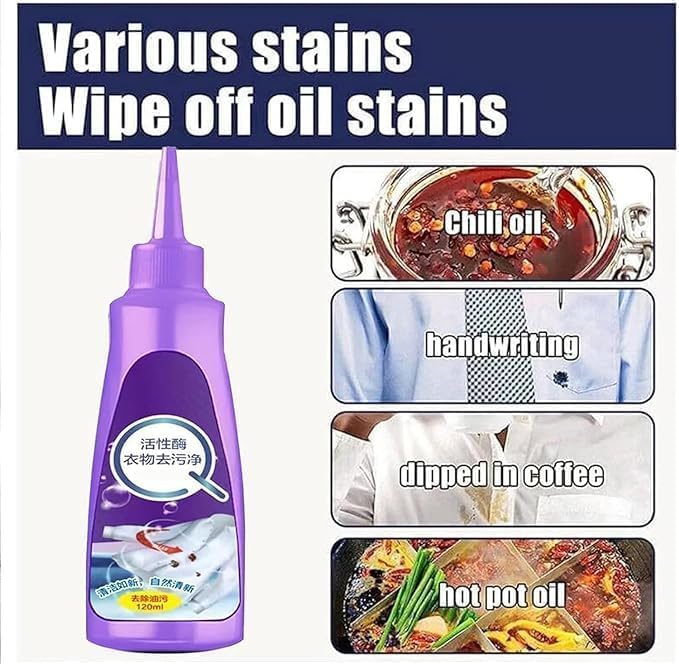 Multi-Purpose Fabric Clothes Stain Remover (Buy 1 Get 1 Free)