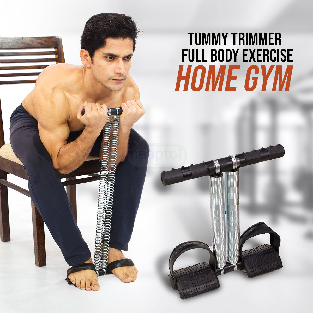 Double Spring Tummy Trimmer Ab Exerciser